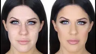 FULL COVERAGE NON CAKEY FOUNDATION ROUTINE!! | QUICK, EASY + USING MINIMAL PRODUCTS!!