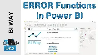 DAX Language - ERROR functions in Power BI