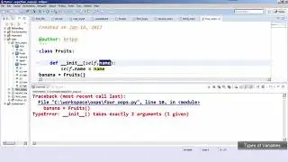 Types of Variable in Python - Object Oriented Programming