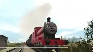 WHY IS JAMES TRAIN'S FACE SO SOUR - THOMAS AND FRIENDS - TRAINZ RAILROAD SIMULATOR