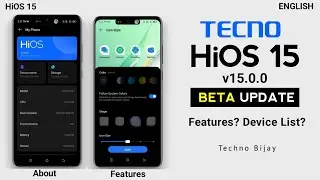 Tecno HiOS 15: Features | Device List | Android 15 Beta Program