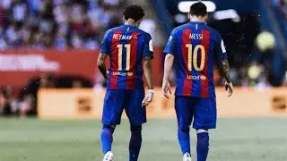 When Neymar and Messi played together...