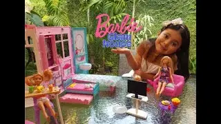 DIVERSIÓN Y JUEGOS CON BARBIE'S GLAM HOUSE!!!