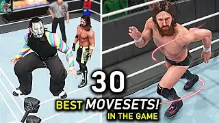 Top 30 Best Movesets In The Game!! WWE 2K22 Countdown