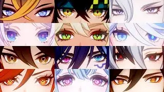 Genshin Impact: Detailed Eye Close-Ups of EVERY Character!