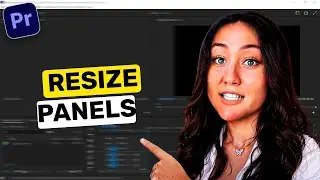 How to resize panels in premiere pro