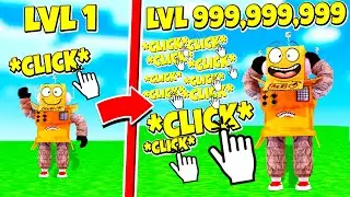 СИМУЛЯТОР КЛИКА! Сделал 999,999,999 Кликов за 5 МИНУТ! ROBLOX