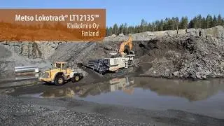 Trituração de Asfalto com Grupo Móvel Metso Lokotrack® LT1213S™