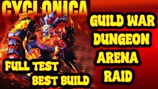 CYCLONICA FULL TEST & BEST BUILD | CASTLE CLASH
