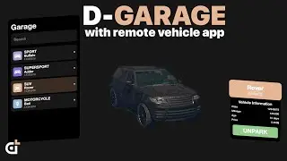 D-Garage | All-rounder Garage System with remote vehicle app [FIVEM] [ESX]