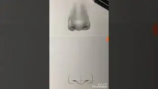 How to draw a nose step by step Dibujar una nariz paso a paso