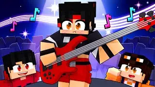 A IRMÃ SECRETA do P3DRU fez um SHOW na ESCOLA do Minecraft