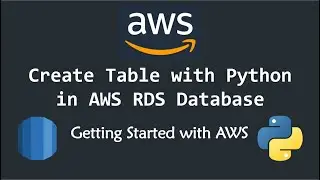 AWS RDS with Python Tutorial | How Connect AWS RDS with Python using PyMySQL