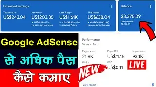 ✌ Google Adsense Se Paise Kaise Kamaye 2023 ||  AdSense के काम करने का तरीका @WebKaro