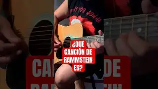 Rammstein acústico ¿sabes qué tema es? 