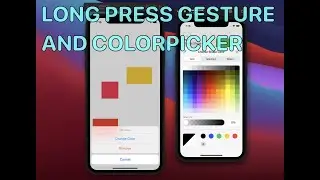Using LongPress and ColorPicker - Draw SwiftUI Part 2