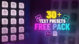 text animation free presets after effect | after effects text animation tutorial