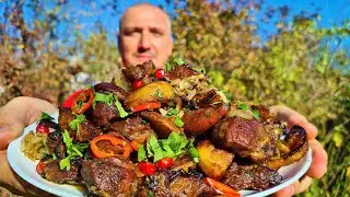 OJAHURI. POTATOES WITH MEAT GEORGIAN STYLE! ENG SUB