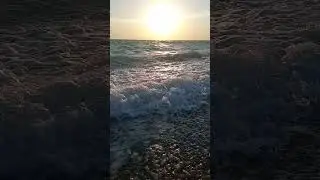 Новофёдоровка черное море волнуется .17 августа 2024 .