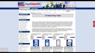 Rapid Detect Inc's 12 Panel Drug Tests