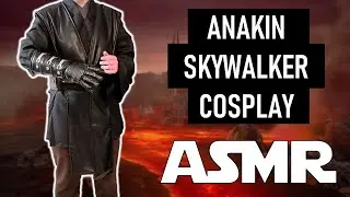 Putting on an Anakin Skywalker Cosplay! Fabric Sounds ASMR