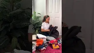 How to pack your clothes for college 📦 #college #backtoschool #student #packing #clothes