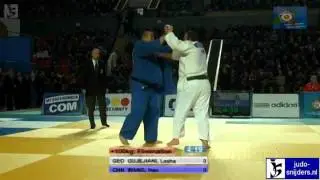 Lasha Gujejiani (GEO) - Hao Wang (CHN) [+100kg]
