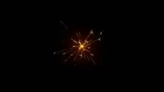 Бенгальский Огонь - Футаж  с Альфа-каналом (Sparkling light)