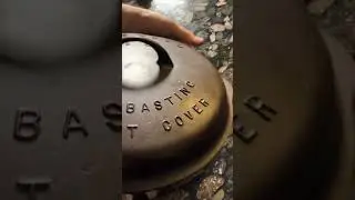 A Cracked Griswold Cast Iron Lid