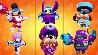 АНИМАЦИЯ ПОБЕДЫ РАФФС + НОВЫХ СКИНОВ БРАВЛ СТАРС || ALL NEW  SKINS WININIG POSE BRAWL STARS