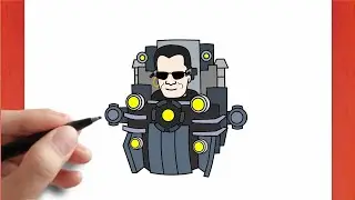 HOW TO DRAW UPGRADED G-MAN 4.0 FROM SKIBIDI TOILET 67
