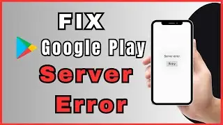 How to Solve Play Store Server Error Problem 2024 | New Method