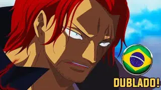 🇧🇷「DUBLADO OFICIAL」SHANKS PARANDO A GUERRA DE MARINE FORD  (One Piece)