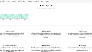 How to split PDF files