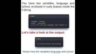 F-string in Python 