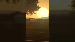 Sun falls on Earth CAUGHT ON CAMERA