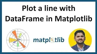 4. How to plot a line with DataFrame in Matplotlib  | Python Matplotlib Tutorial | Amit Thinks