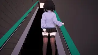 【OC MMD】POV:You are stalking her(Kitazawa yui)