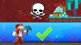 😱Майнкрафт, но Нельзя ДЫШАТЬ НА СУШЕ! #1