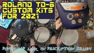 Roland TD-6 DS Custom Kits Vol. 1 Download - Electronic Drum Module Roland V-Drums E-Drums