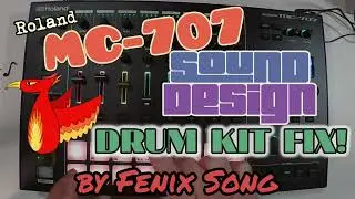 Roland MC-707 Drum Kit Improvements, Easy Fix!