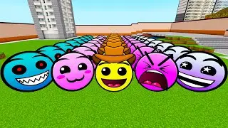 Lobotomy Nextbots V3 Update | Geometry Dash Difficulty Faces | MCPE