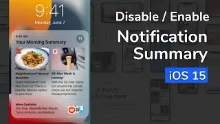How to Disable or Enable Scheduled Summary Notification