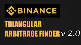 Binance Triangular Arbitrage Finder  v2.0 | 20x Faster | 2x Easier | Socket API | Live Updates