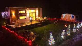 New Year Alone in My Forest Cabin