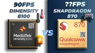 Dimensity 8100 vs Snapdragon 870: What are the Differences? | BGMI Test | Heat | Techie Nick [Hindi]