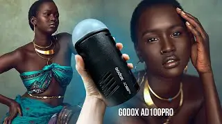 Budget Studio Lighting with Godox AD100Pro, No Modifiers, One Flash, Behind The Scenes