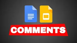 How to make comments in Google Docs/Slides