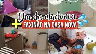 DIA DE MUDANÇA MAS FAXINÃO NA CASA NOVA