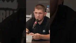 Хабиб жестко ответил журналисту 